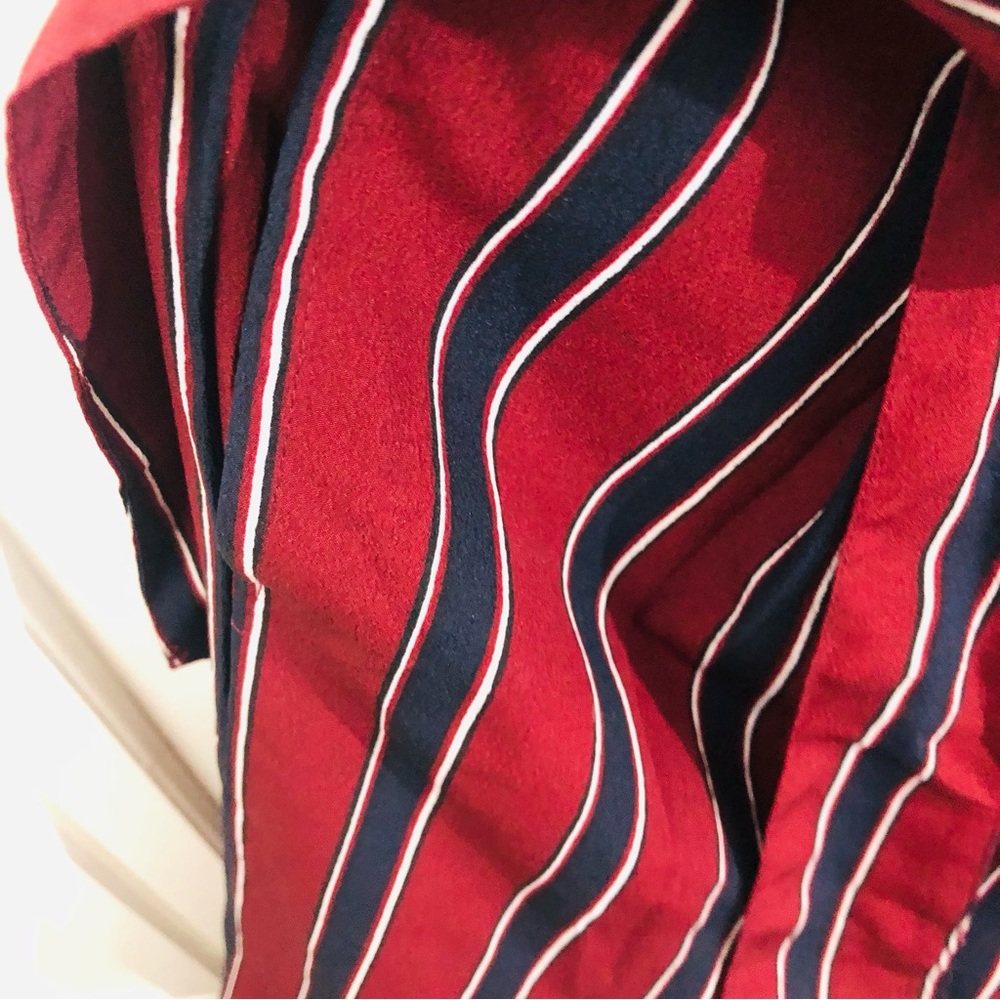 Maroon flared palazzo pants - Picture 8 of 10